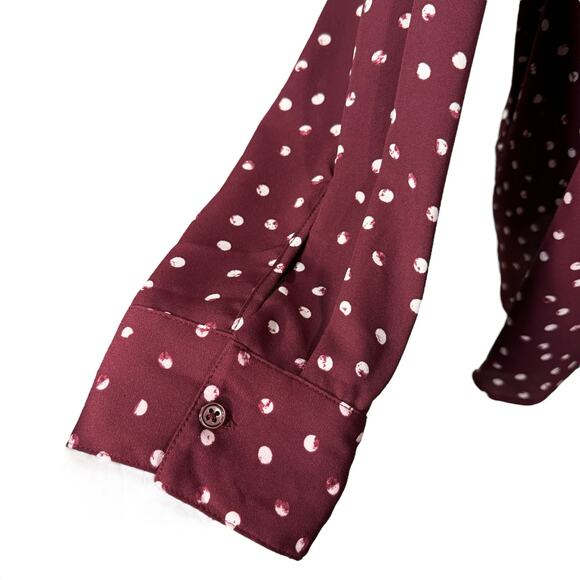 Maurices 3X-Large Top Button-Up Long Roll-Tab Sleeves Pockets Lightweight Collar - Picture 3 of 11